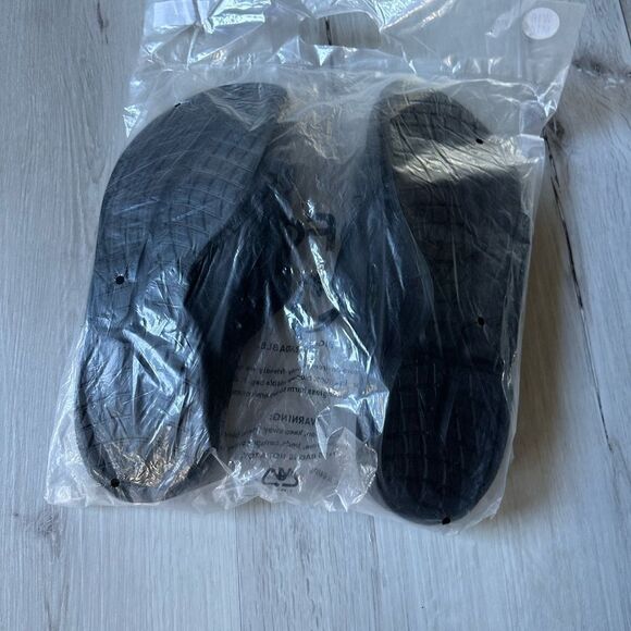 OOFOS MEN'S OOAHH SLIDE SANDAL - BLACK SIZE 8(M) SIZE‎ 10(W) NWT IN PACKAGING - Picture 8 of 8